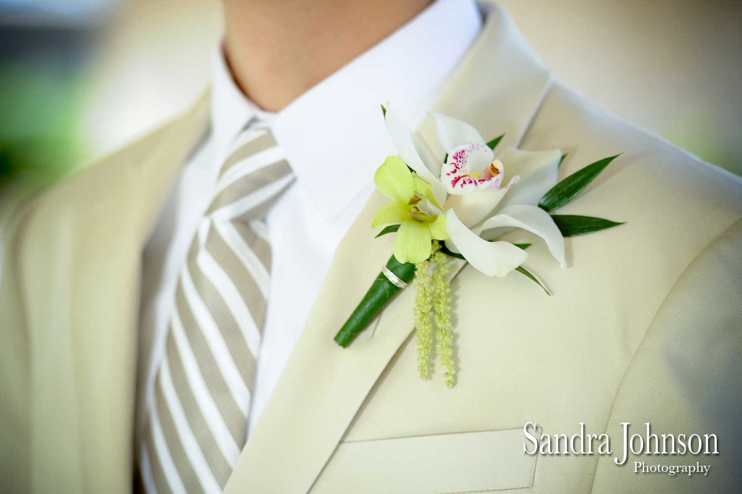 Orchid boutonniere